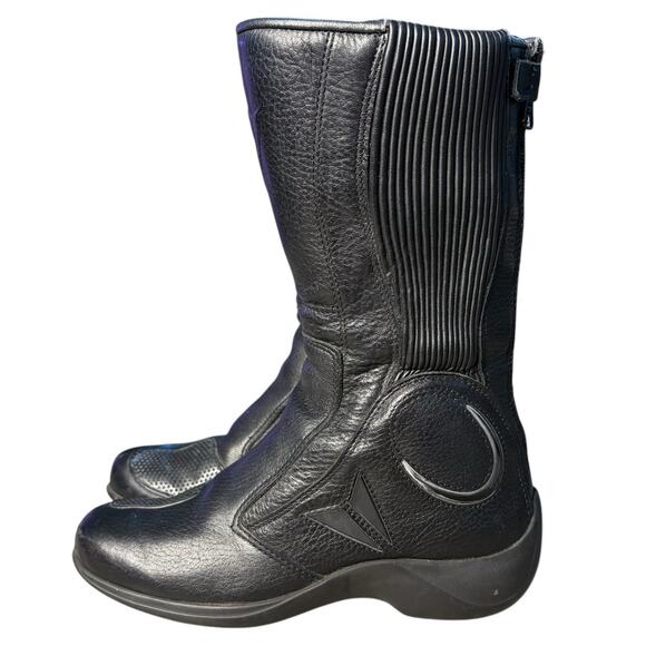 DAINESE Size Women’s US 5.5 Motorcycle Boots LOLA LADY GORETEX Leather BLACK - Picture 1 of 10
